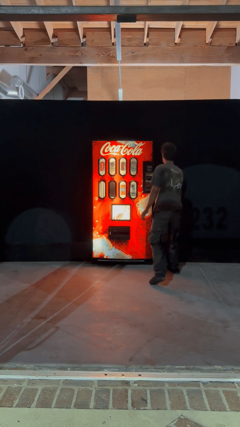 FALSE WALL + SPEAKEASY STYLE VENDING MACHINE DOOR